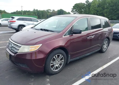 2012 Honda Odyssey Ex-L z USA, uszkodzony, nr VIN 5FNRL5H66CB030565